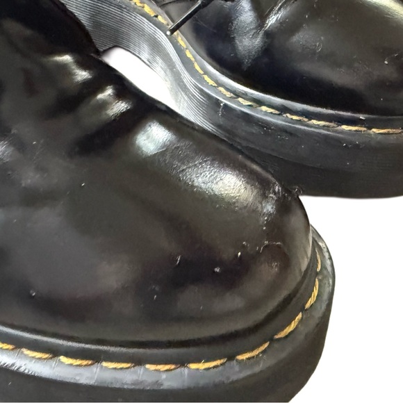 DR. MARTENS Holly Black Patent
Leather Platform Lace-Up Oxfords - Picture 4 of 17